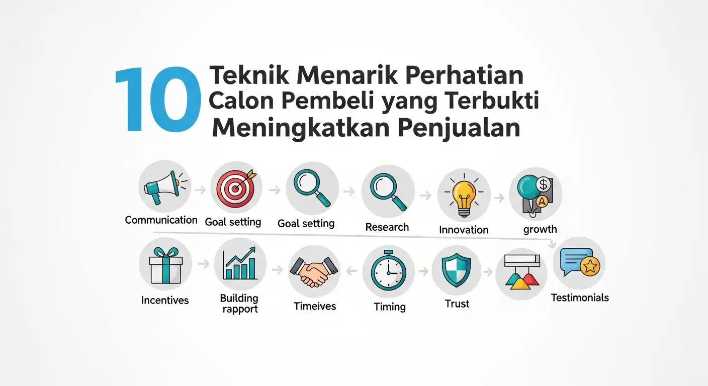 10 Teknik Menarik Perhatian Calon Pembeli yang Terbukti Meningkatkan Penjualan