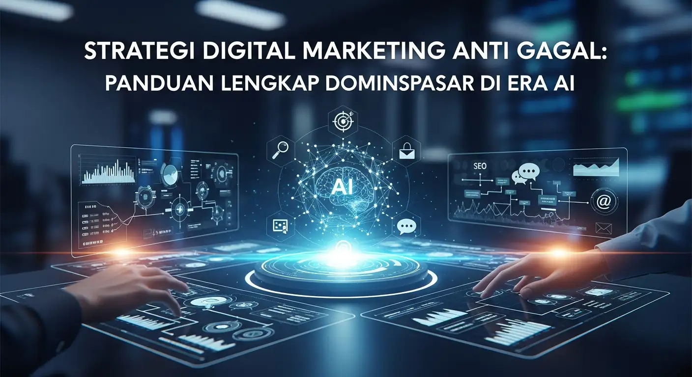 Strategi Digital Marketing Anti Gagal: Panduan Lengkap Dominasi Pasar di Era AI