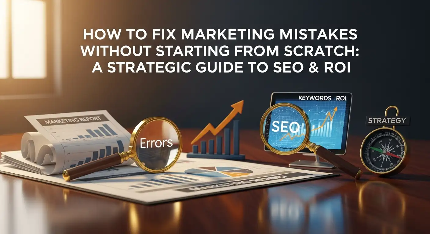 Cara Memperbaiki Kesalahan Marketing Tanpa Mulai dari Nol: Panduan Strategis SEO & ROI