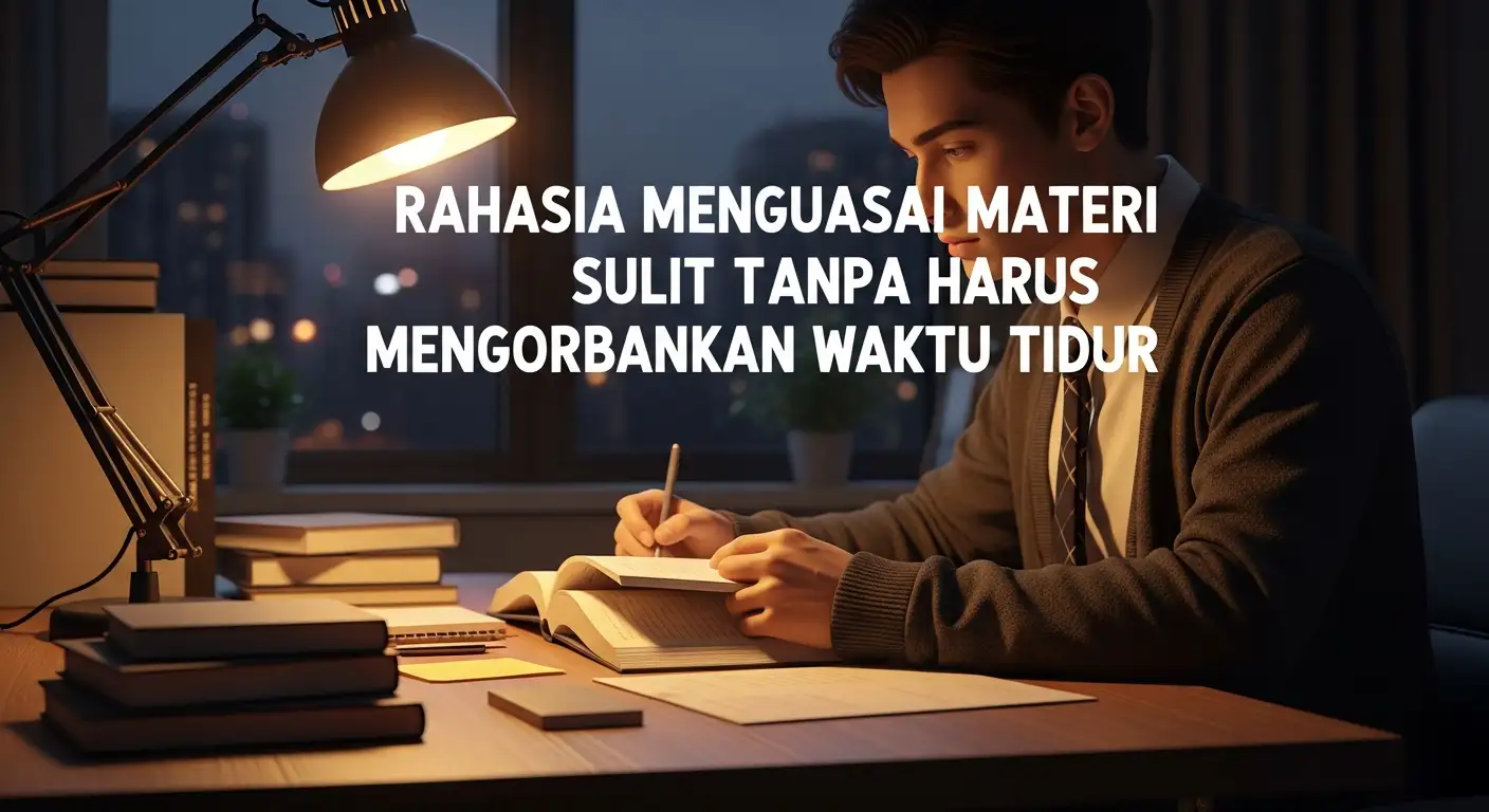 Rahasia Menguasai Materi Sulit Tanpa Harus Mengorbankan Waktu Tidur